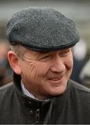 19 January 2013; Trainer Charles Byrnes after he sent out Solwhit to win the Limestone Lad Hurdle. Naas Racecourse, Naas, Co. Kildare. Photo by Sportsfile