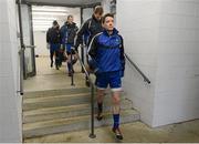 20 January 2013; Conor McManus, Monaghan leads his team out for the game. Power NI Dr. McKenna Cup, Semi-Final, Monaghan v Down, Athletic Grounds, Armagh. Picture credit: Oliver McVeigh / SPORTSFILE