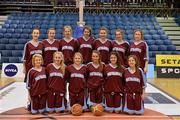 24 January 2013; The Portmarnock Community School squad. All-Ireland Schools Cup U19C Girls Final, Portmarnock Community School, Dublin v Mount Anville, Dublin, National Basketball Arena, Tallaght, Dublin. Picture credit: Brendan Moran / SPORTSFILE