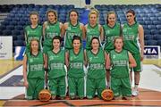 24 January 2013; The Presentation Ballyphehane team. All-Ireland Schools Cup U19B Girls Final, St. Patrick’s Academy Dungannon, Tyrone v Presentation Ballyphehane, Cork, National Basketball Arena, Tallaght, Dublin. Picture credit: Brendan Moran / SPORTSFILE