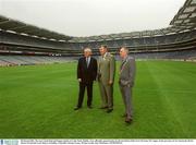 28 March 2003; The new Canal End and Hogan stands at Croke Park, Dublin, were officially opened today by the President of the GAA Mr Sean Mc Cague, in the presence of An Taoiseach, Bertie Ahern TD and the Lord Mayor of Dublin, Councillor Dermot Lacey. Picture credit; Ray McManus / SPORTSFILE