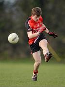 23 January 2013; Dara Hamill, Dundalk Colleges. Leinster Colleges Senior Football 'A' Championship, Round 2, Dundalk Colleges v Good Counsel College, Hawkfield Centre Of Excellence, Hawkfield, Newbridge, Co. Kildare. Picture credit: Brendan Moran / SPORTSFILE