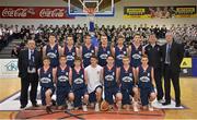 25 January 2013; The Templeogue College team. All-Ireland Schools Cup U19A Boys Final, St Malachy’s Belfast, Antrim v Templeogue College/St Josephs “Bish”, National Basketball Arena, Tallaght, Dublin. Picture credit: Brendan Moran / SPORTSFILE