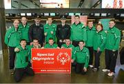 25 January 2013; Special Olympics Team Ireland are joined by Nacie Rice, Deputy Commissioner An Garda Siochana, and Will Kerr, Assistant Chief Constable, PSNI,  ahead of their departure to South Korea where they will compete at the 2013 Special Olympics World Winter Games from the 29th of January to the 5th of February. To follow Team Ireland’s progress at these Games visit www.specialolympics.ie/wintergames. Dublin Airport, Dublin. Picture credit: Ray McManus / SPORTSFILE
