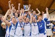 25 January 2013; The Bord Gáis Neptune celebrate with the cup after their victory over UL Eagles. 2013 Nivea for Men's Superleague National Cup Final, Bord Gáis Neptune v UL Eagles, National Basketball Arena, Tallaght, Dublin. Picture credit: Brendan Moran / SPORTSFILE