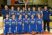 26 January 2013; The Tralee Imperials team. Basketball Ireland Senior Women's National Cup Final, Tralee Imperials, Kerry v Oblate Dynamos, Dublin, National Basketball Arena, Tallaght, Dublin. Photo by Sportsfile