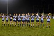 26 January 2013;The Dublin team stand and applaud the career of the late Kevin Heffernan before the game. Bórd na Móna O'Byrne Cup Final, Dublin v Kildare, Parnell Park, Donnycarney, Dublin. Picture credit: Ray McManus / SPORTSFILE