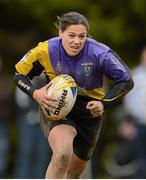 26 January 2013; Mere Baker, Railway Union. Leinster Women's Club Rugby League Division 3 Final, Railway Union v Clondalkin. Athy RFC, The Showgrounds, Athy, Co. Kildare. Picture credit: Stephen McCarthy / SPORTSFILE