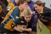 26 January 2013; Melissa Slevin, Railway Union. Leinster Women's Club Rugby League Division 3 Final, Railway Union v Clondalkin. Athy RFC, The Showgrounds, Athy, Co. Kildare. Picture credit: Stephen McCarthy / SPORTSFILE