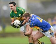 26 January 2013; Aidan O'Mahony, Kerry, in action against John Coghlan, Tipperary. McGrath Cup Final, Kerry v Tipperary, Sean Treacy Park, Tipperary Town. Picture credit: Matt Browne / SPORTSFILE