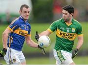 26 January 2013; Bryan Sheehan, Kerry, in action against Lorcan Egan, Tipperary. McGrath Cup Final, Kerry v Tipperary, Sean Treacy Park, Tipperary Town. Picture credit: Matt Browne / SPORTSFILE