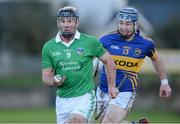 27 January 2013; James Ryan, Limerick, in action against Brian O'Meara, Tipperary. Waterford Crystal Cup Quarter-Final, Tipperary v Limerick, McDonagh Park, Nenagh, Co. Tipperary. Picture credit: Diarmuid Greene / SPORTSFILE