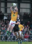 27 January 2013; Wayne McKeon, Leitrim, in action against Stephen Gilmartin, Sligo. Connacht FBD League Home Final, Sligo v Leitrim, Markievicz Park, Sligo. Picture credit: David Maher / SPORTSFILE