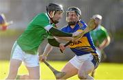 27 January 2013; Donal O'Grady, Limerick, in action against Timmy Hammersley, Tipperary. Waterford Crystal Cup Quarter-Final, Tipperary v Limerick, McDonagh Park, Nenagh, Co. Tipperary. Picture credit: Diarmuid Greene / SPORTSFILE