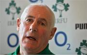 28 January 2013; Ireland Ireland team manager Michael Kearney during a press conference ahead of their opening RBS Six Nations Rugby Championship match against Wales on Saturday. Ireland Rugby Press Conference, Carton House, Maynooth, Co. Kildare. Picture credit: Barry Cregg / SPORTSFILE