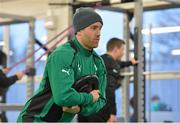 28 January 2013; Ireland's Luke Fitzgerald during squad training ahead of their opening RBS Six Nations Rugby Championship match against Wales on Saturday. Ireland Rugby Squad Training, Carton House, Maynooth, Co. Kildare. Picture credit: Barry Cregg / SPORTSFILE
