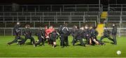 16 January 2013; The Down squad warm up. Power NI Dr. McKenna Cup, Section B, Round 3, Down v Armagh, Pairc Esler, Newry, Co. Down. Picture credit: Oliver McVeigh / SPORTSFILE