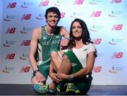 29 January 2013; Athletes Jessie Barr and Thomas Barr in attendance at a New Balance & Athletics Ireland Partnership launch. The Market Bar, Dublin. Picture credit: David Maher / SPORTSFILE