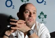 31 January 2013; Ireland's Rory Best during a press conference ahead of their opening RBS Six Nations Rugby Championship match against Wales on Saturday. Ireland Rugby Press Conference, Carton House, Maynooth, Co. Kildare. Picture credit: Matt Browne / SPORTSFILE