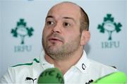 31 January 2013; Ireland's Rory Best during a press conference ahead of their opening RBS Six Nations Rugby Championship match against Wales on Saturday. Ireland Rugby Press Conference, Carton House, Maynooth, Co. Kildare. Picture credit: Matt Browne / SPORTSFILE