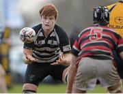31 January 2013; Sean O'Brien, C.C. Roscrea, in action against Wesley College. Powerade Leinster Schools Senior Cup, 1st Round, C.C. Roscrea v Wesley College, NUI Maynooth, Maynooth, Co. Kildare. Picture credit: Matt Browne / SPORTSFILE