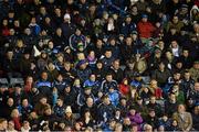 26 January 2013; Dublin and Kildare supporters watch the game. Bórd na Móna O'Byrne Cup Final, Dublin v Kildare, Parnell Park, Donnycarney, Dublin. Picture credit: Ray McManus / SPORTSFILE