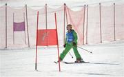 2 February 2013; Team Ireland’s Rosalind Connolly, from Portadown, Co. Armagh, competes in the novice grade Super G. 2013 Special Olympics World Winter Games, Alpine skiing, Yongpyong Resort, PyeongChang, South Korea. Picture credit: Ray McManus / SPORTSFILE