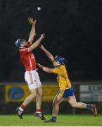 1 February 2013; Christopher Joyce, Cork, in action against Paudge Collins, Clare. Waterford Crystal Cup Semi-Final, Clare v Cork, Sixmilebridge, Co. Clare. Picture credit: Diarmuid Greene / SPORTSFILE