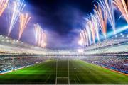 2 February 2013; A general view of the fireworks in celebration of 100 years of Croke Park. Allianz Football League, Division 1, Dublin v Cork, Croke Park, Dublin. Photo by Sportsfile