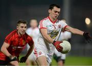 2 February 2013; Ryan McKenna, Tyrone, in action against Ryan Boyle, Down. Allianz Football League, Division 1, Down v Tyrone, Pairc Esler, Newry, Co. Down. Picture credit: Oliver McVeigh / SPORTSFILE