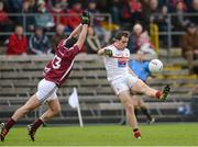 3 February 2013; Shane Lennon, Louth, in action against Ronan Foley, Westmeath. Allianz Football League, Division 2, Westmeath v Louth, Cusack Park, Mullingar, Co. Westmeath. Picture credit: Brian Lawless / SPORTSFILE