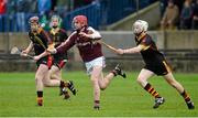 3 February 2013; Colin O'Riordan, Our Lady’s Templemore, in action against Cian Lynch, Ardscoil Rís. Dr. Harty Cup, Semi-Final, Our Lady’s Templemore v Ardscoil Rís Limerick, McDonagh Park, Nenagh, Co. Tipperary. Picture credit: Diarmuid Greene / SPORTSFILE