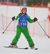 3 February 2013; Team Ireland’s Rosalind Connolly, from Portadown, Co. Armagh, competes in the novice giant slalom. 2013 Special Olympics World Winter Games, Alpine skiing, Yongpyong Resort, PyeongChang, South Korea. Picture credit: Ray McManus / SPORTSFILE