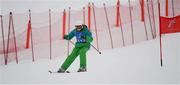 3 February 2013; Team Ireland’s Gary Burton, from Sallynoggin, Co. Dublin, competes in the intermediate giant slalom. Gary ultimately won a gold medal. 2013 Special Olympics World Winter Games, Alpine skiing, Yongpyong Resort, PyeongChang, South Korea. Picture credit: Ray McManus / SPORTSFILE