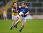 3 February 2013; Padraig McCormack, Longford, in action against Redmond Barry, Wexford. Allianz Football League, Division 2, Wexford v Longford, Wexford Park, Wexford. Picture credit: Matt Browne / SPORTSFILE