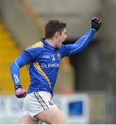 3 February 2013; Robbie Smyth, Longford, celebrates after scoring his side's first goal. Allianz Football League, Division 2, Wexford v Longford, Wexford Park, Wexford. Picture credit: Matt Browne / SPORTSFILE