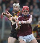 3 February 2013; Colin O'Riordan, Our Lady’s Templemore, in action against Cian Lynch, Ardscoil Rís. Dr. Harty Cup, Semi-Final, Our Lady’s Templemore v Ardscoil Rís Limerick, McDonagh Park, Nenagh, Co. Tipperary. Picture credit: Diarmuid Greene / SPORTSFILE