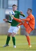 6 February 2013; Stanley Elbers, Netherlands, in action against Matt Doherty, Republic of Ireland. U21 International Friendly, Republic of Ireland v Netherlands, Tallaght Stadium, Tallaght, Dublin. Picture credit: Stephen McCarthy / SPORTSFILE