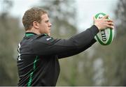 8 February 2013; Ireland's Sean Cronin in action during squad training ahead of their RBS Six Nations Rugby Championship match against England on Sunday. Ireland Rugby Squad Training, Carton House, Maynooth, Co. Kildare. Picture credit: Emma McTernan / SPORTSFILE