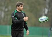8 February 2013; Ireland's Gordon D'Arcy in action during squad training ahead of their RBS Six Nations Rugby Championship match against England on Sunday. Ireland Rugby Squad Training, Carton House, Maynooth, Co. Kildare. Picture credit: Emma McTernan / SPORTSFILE