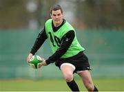 8 February 2013; Ireland's Jonathan Sexton in action during squad training ahead of their RBS Six Nations Rugby Championship match against England on Sunday. Ireland Rugby Squad Training, Carton House, Maynooth, Co. Kildare. Picture credit: Matt Browne / SPORTSFILE