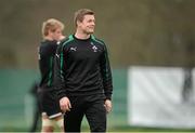8 February 2013; Ireland's Brian O'Driscoll during squad training ahead of their RBS Six Nations Rugby Championship match against England on Sunday. Ireland Rugby Squad Training, Carton House, Maynooth, Co. Kildare. Picture credit: Matt Browne / SPORTSFILE