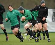 8 February 2013; Ireland's Sean O'Brien during squad training ahead of their RBS Six Nations Rugby Championship match against England on Sunday. Ireland Rugby Squad Training, Carton House, Maynooth, Co. Kildare. Picture credit: Matt Browne / SPORTSFILE