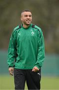 8 February 2013; Ireland's Simon Zebo during squad training ahead of their RBS Six Nations Rugby Championship match against England on Sunday. Ireland Rugby Squad Training, Carton House, Maynooth, Co. Kildare. Picture credit: Matt Browne / SPORTSFILE