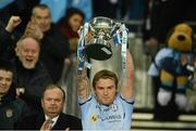 9 February 2013; Cookstown Fr. Rocks captain Owen Mulligan lifts the cup. AIB GAA Football All-Ireland Intermediate Club Championship Final, Cookstown Fr. Rocks v Finuge, Croke Park, Dublin. Picture credit: David Maher / SPORTSFILE