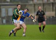 10 February 2013; Ciaran Hyland, Wicklow, in action against Michael Newman, Meath. Allianz Football League, Division 3, Wicklow v Meath, County Grounds, Aughrim, Co. Wicklow. Picture credit: Barry Cregg / SPORTSFILE