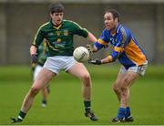 10 February 2013; Patrick McWalter, Wicklow, in action against Conor Gillespie, Meath. Allianz Football League, Division 3, Wicklow v Meath, County Grounds, Aughrim, Co. Wicklow. Picture credit: Barry Cregg / SPORTSFILE