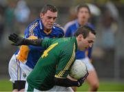 10 February 2013; Graham Reilly, Meath, in action against Damian Power, Wicklow. Allianz Football League, Division 3, Wicklow v Meath, County Grounds, Aughrim, Co. Wicklow. Picture credit: Barry Cregg / SPORTSFILE