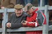 10 February 2013; Two supporters during the game. Allianz Football League, Division 1, Kerry v Dublin, Fitzgerald Stadium, Killarney, Co. Kerry. Picture credit: Diarmuid Greene / SPORTSFILE