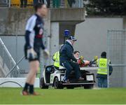 10 February 2013; Dublin's Diarmuid Connolly is stretchered off after picking up an injury. Allianz Football League, Division 1, Kerry v Dublin, Fitzgerald Stadium, Killarney, Co. Kerry. Picture credit: Diarmuid Greene / SPORTSFILE